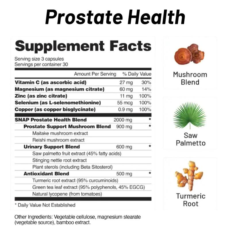 Paquete gratuito de salud de la próstata